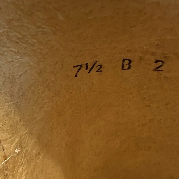 Women's Ferrini Western Hand Tooled Brown Leather Cross Wing Cowboy Boots Sz 7.5 - Picture 11 of 15